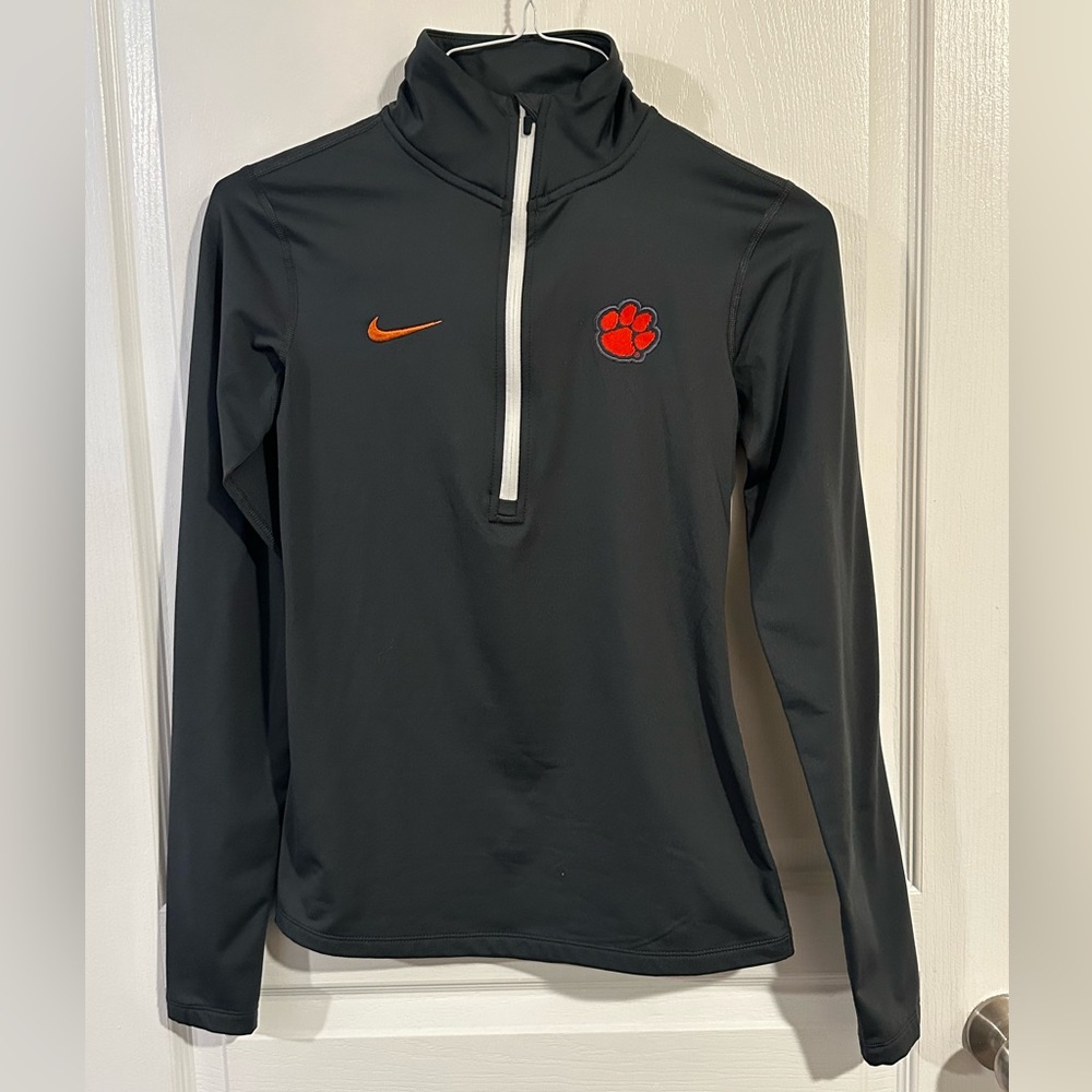 Nike Clemson Gray Women’s Quarter-Zip